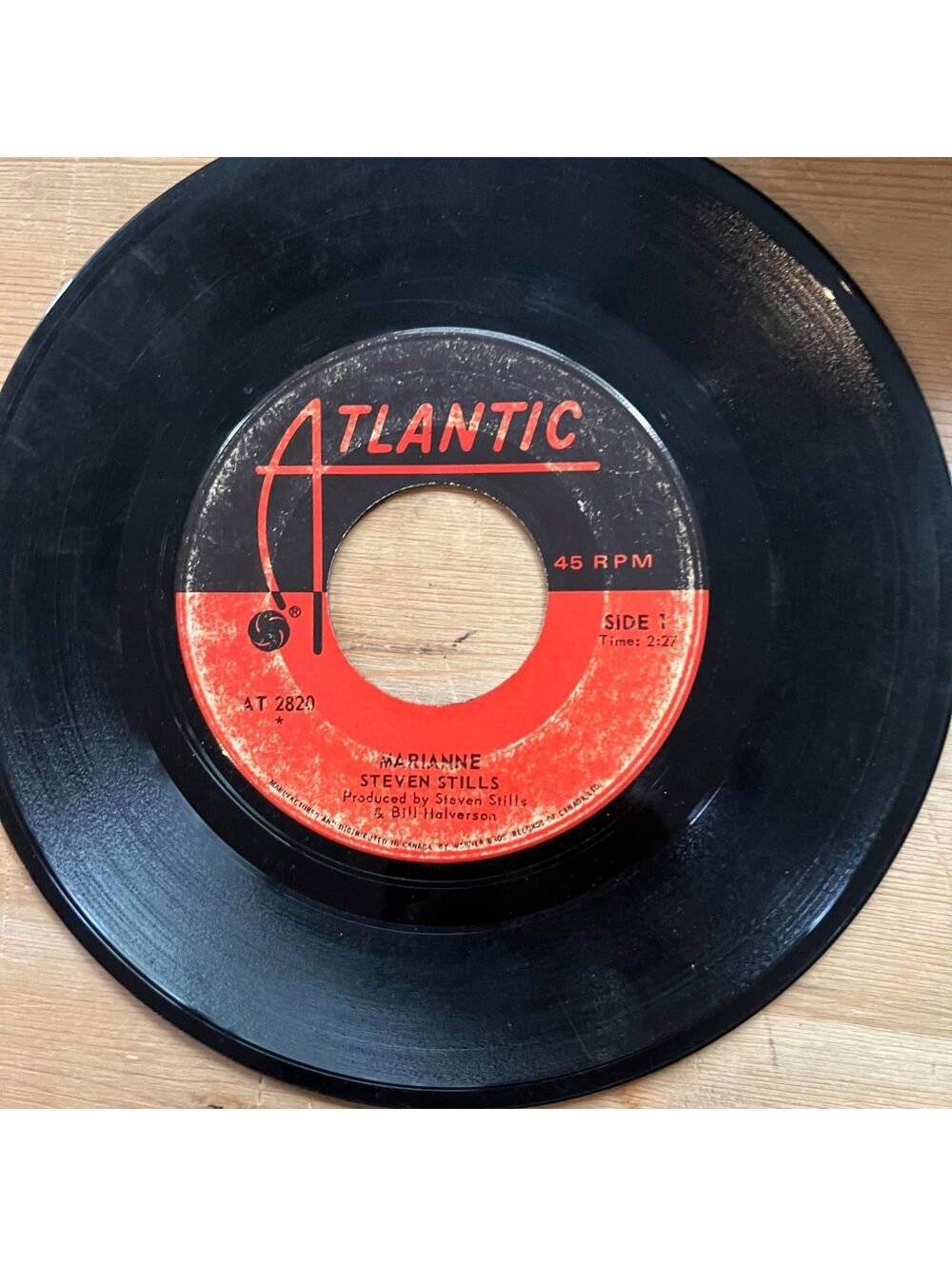 Steven Stills - Marianne/Nothing to do but Today 45rpm VG+ R18